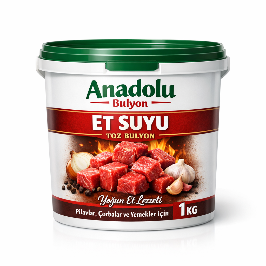 Toptan Toz Et Bulyon – Profesyonel Mutfaklar İçin Yoğun Lezzet